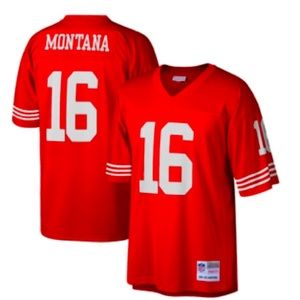 Joe Montana San Francisco 49ers Mitchell & Ness Retired Player Vintage